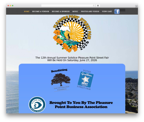Best WordPress theme Aggregate - pleasurepointstreetfair.com