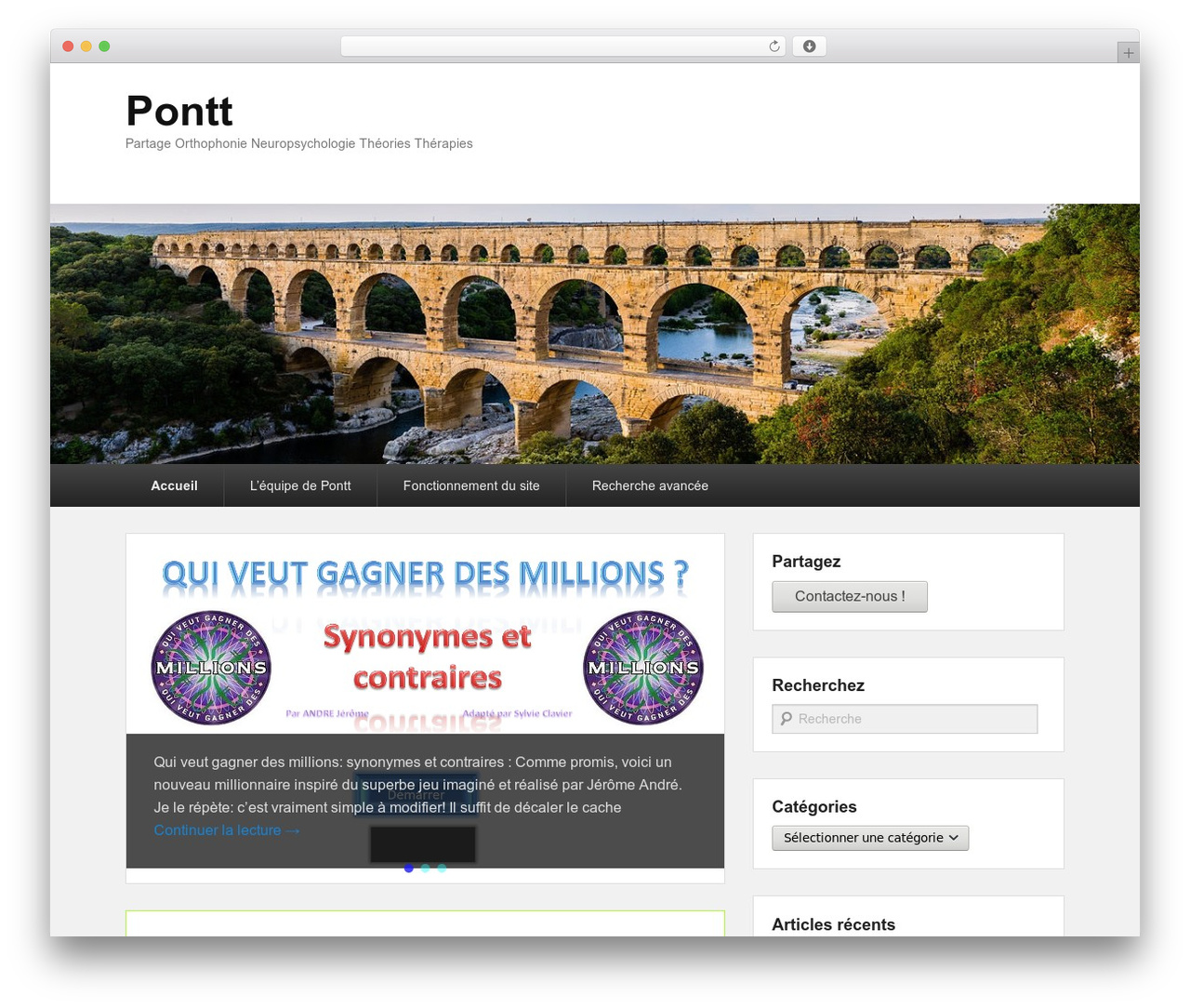 Catch Evolution free WP theme - pontt.net