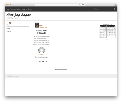 Chefex WordPress theme - hahka.com