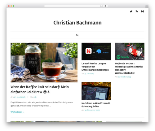 Chronus pro WordPress plugin - christianbachmann.ch