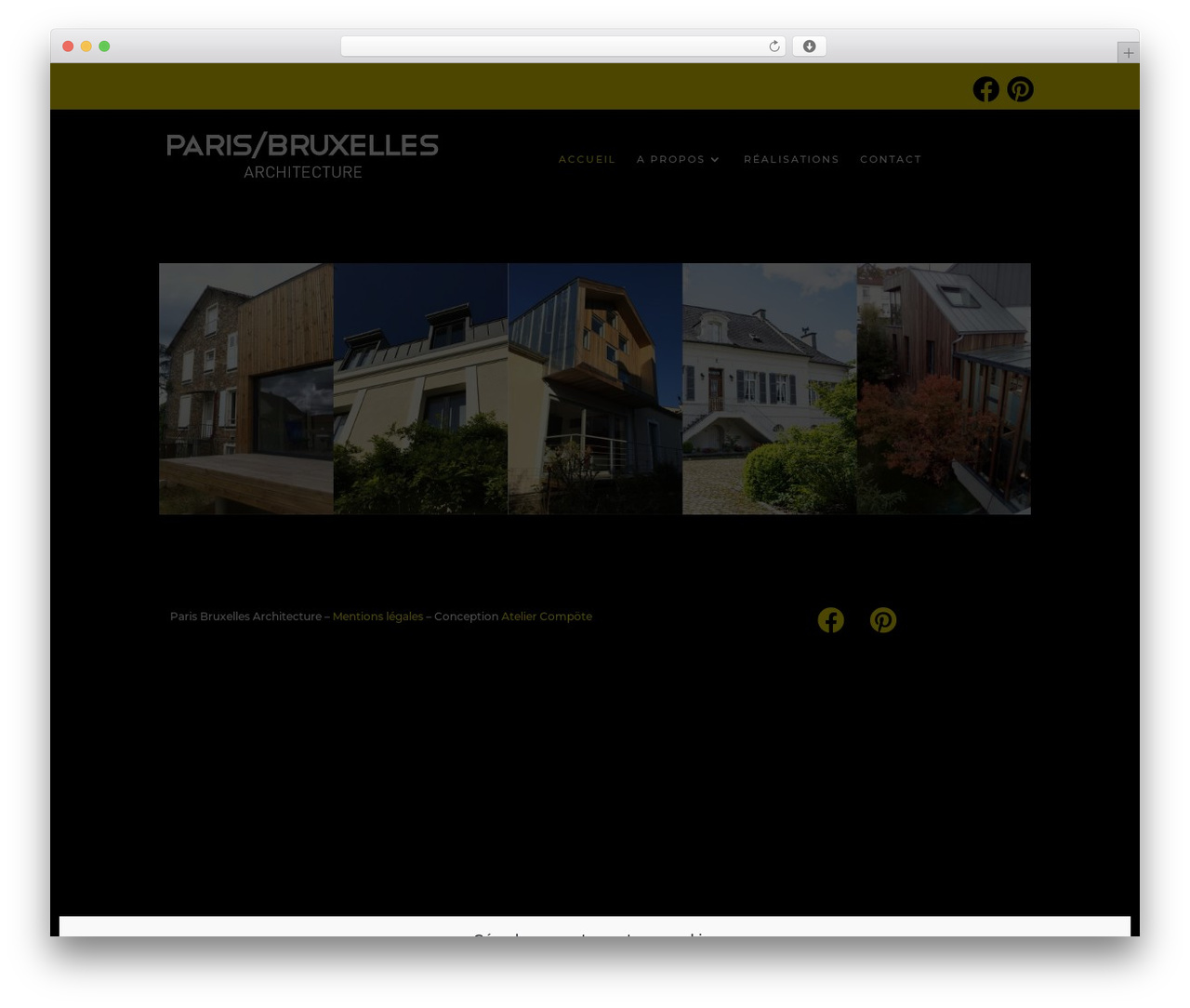 Divi WordPress theme design - parisbruxellesarchitecture.com