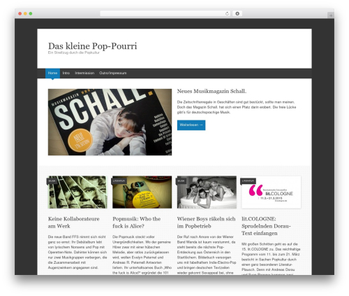 Expound top WordPress theme - pop-pourri.de
