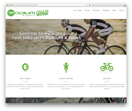 Invert Lite WordPress theme - podium4bikes.com