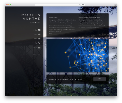 Selfless theme WordPress - mubeenakhtar.com