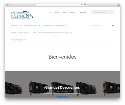 Storefront WordPress ecommerce theme - pckernelshop.com