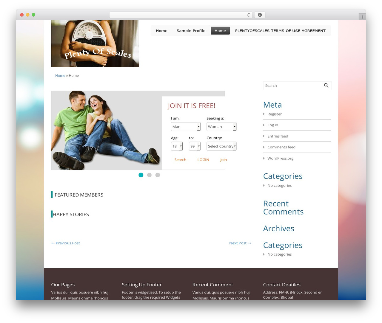 Theme WordPress Dzonia Pro Responsive Theme - plentyofscales.com Theme WordPress Dzonia Pro Responsive Theme - plentyofscales.com