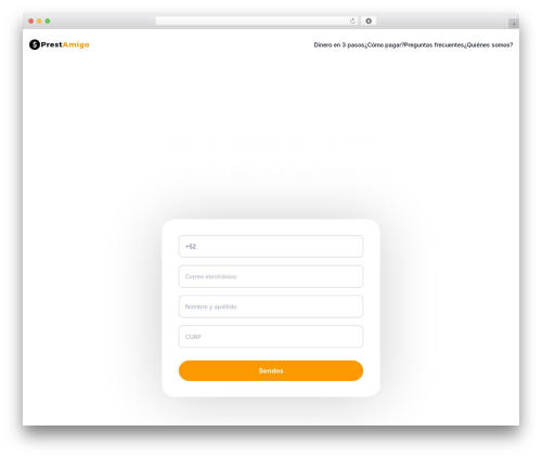 Theme WordPress Clean Theme - prestamosconfiables.mx