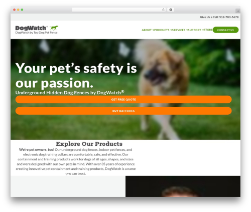 Theme WordPress Five - topdogpetfence.com