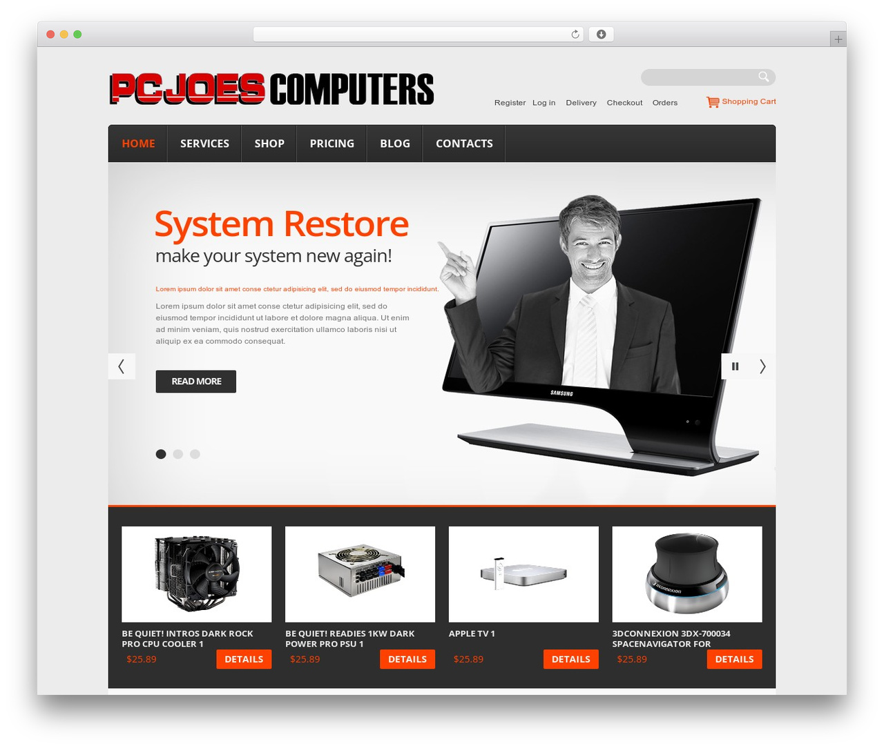 theme1828 theme WordPress - pcjoes.com