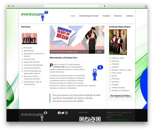 Time best WordPress theme - eventosuno.cl