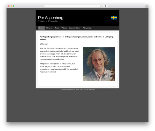 Travelify theme WordPress - peraspenberg.com