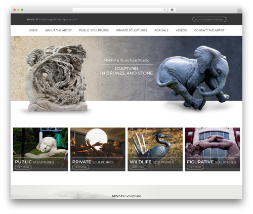 WordPress theme Aurora Tech - mwhitesculpture.com
