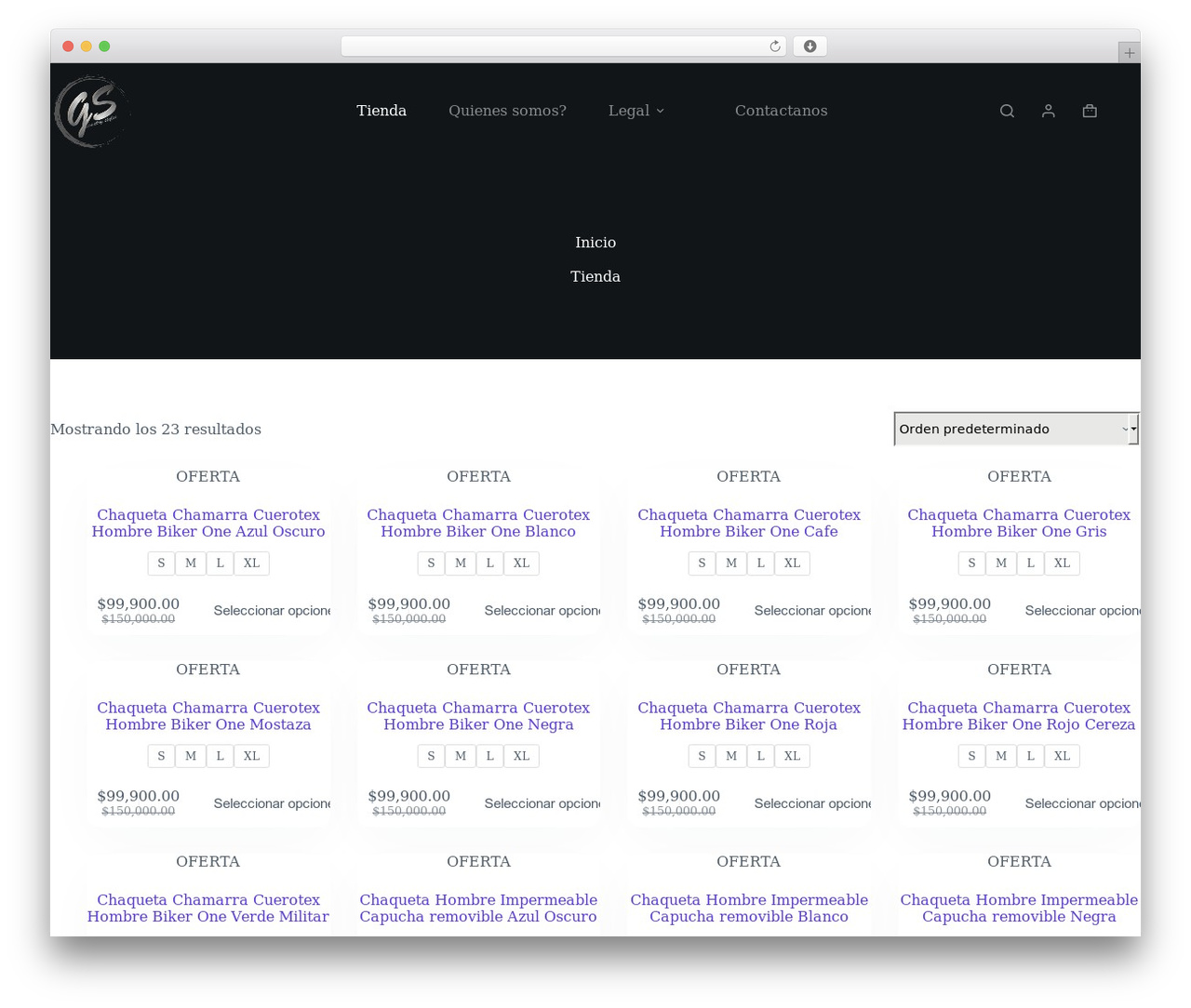 WordPress theme Blocksy - gsjackets.co