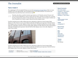 WordPress theme Journalbist WordPress theme Journalbist
