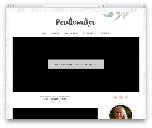 WordPress theme montpellier - poodlewalker.com