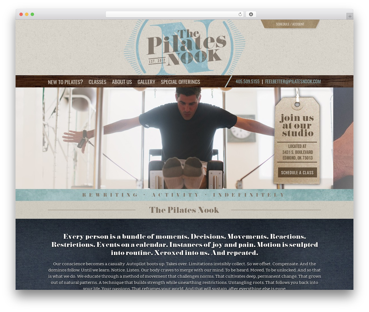 WordPress theme Pilates Nook - pilatesnook.com WordPress theme Pilates Nook - pilatesnook.com