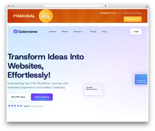Gutenverse – WordPress Gutenberg Blocks Page Builder for FSE/Full Site Editor (gutenverse) free WordPress plugin - gutenverse.com Gutenverse – WordPress Gutenberg Blocks Page Builder for FSE/Full Site Editor (gutenverse) free WordPress plugin - gutenverse.com
