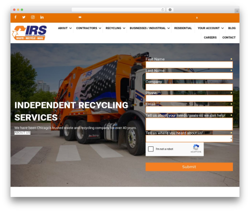 Beaver Builder Theme WordPress theme - independentrecycle.com