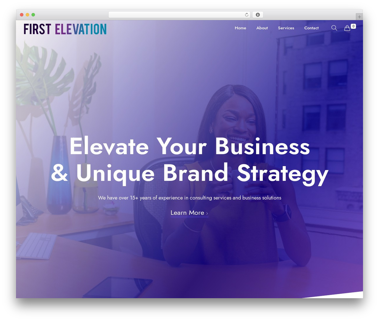 Benous WordPress theme - firstelevation.com