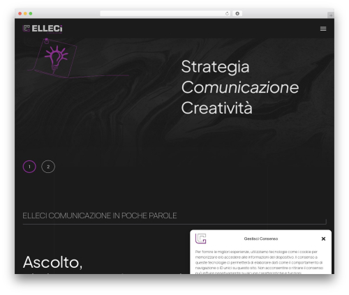 Best WordPress theme Agencium - ellecicomunicazione.it