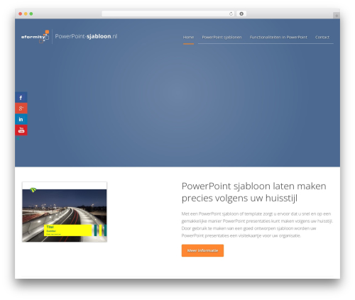 Easingsliderpro WordPress plugin - powerpoint-sjabloon.nl