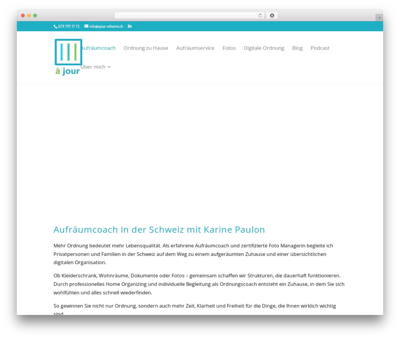 Divi Child Theme theme WordPress - ajour-athome.ch