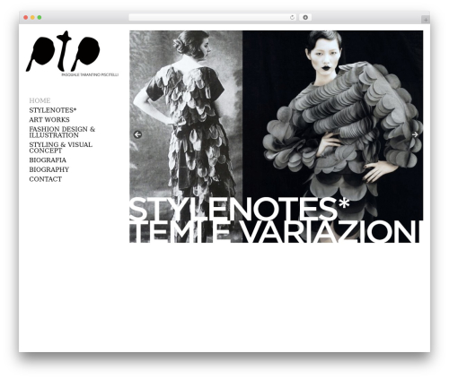 Eames WordPress theme - pasqualetarantinopiscitelli.com