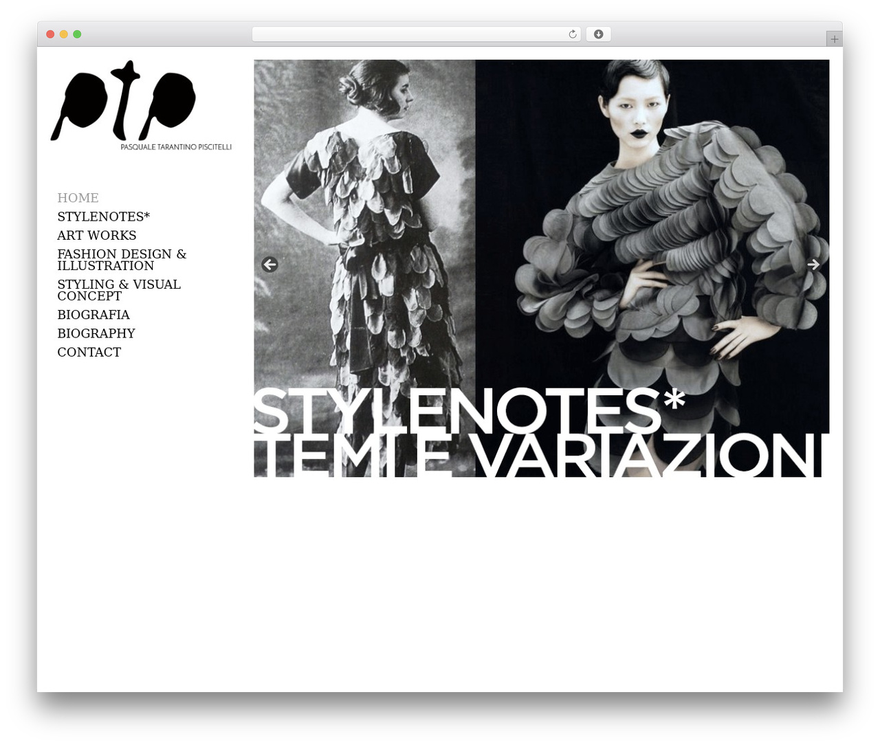 Eames WordPress theme - pasqualetarantinopiscitelli.com