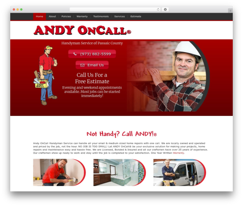 JustLanded for WordPress WordPress theme - passaiccountyhandyman.com