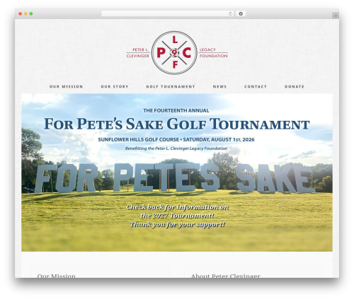 Motif theme WordPress - peterlclevinger.org