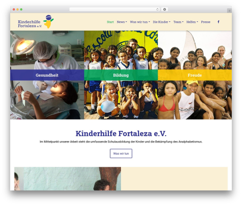 netefx HTML5 Theme theme WordPress - kinderhilfe-fortaleza.de