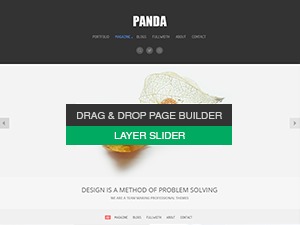 Panda w/ LayerSlider Disabled WordPress theme by UXteam / Bwsm