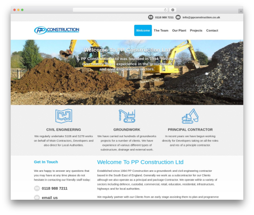 ppconstr2 WordPress theme - ppconstruction.co.uk