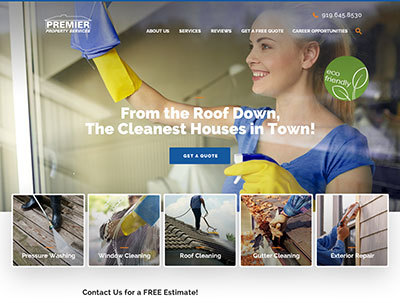 Premier Property Services theme WordPress by TheeDesign