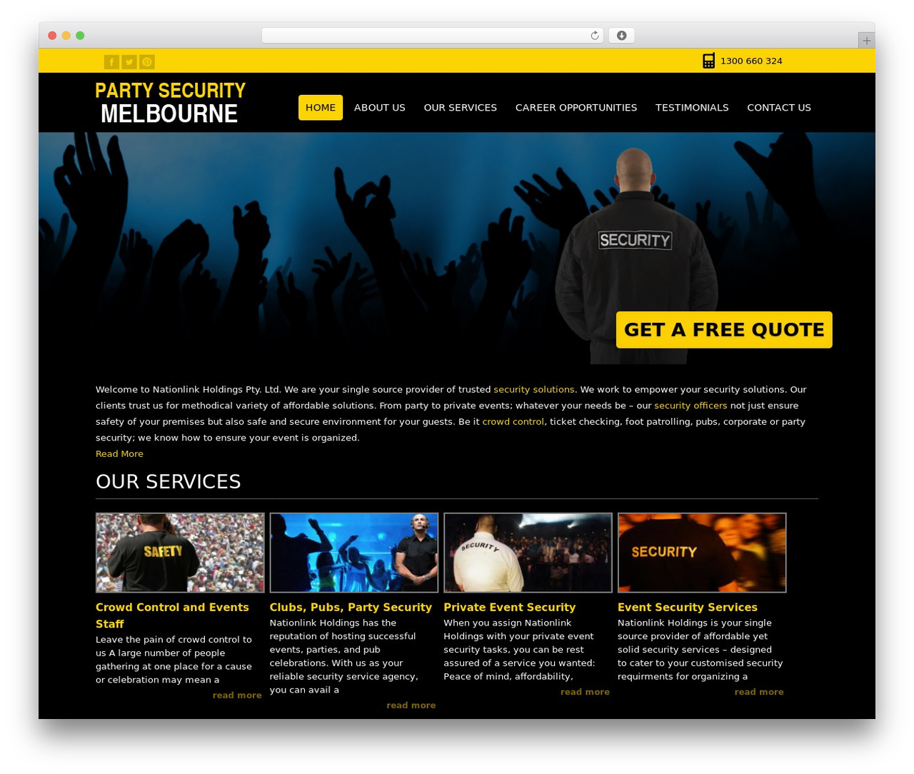SSM WordPress theme design - partysecuritymelbourne.com.au SSM WordPress theme design - partysecuritymelbourne.com.au