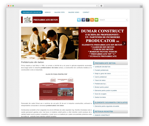 StyleMaster premium WordPress theme - prefabricate-beton.ro