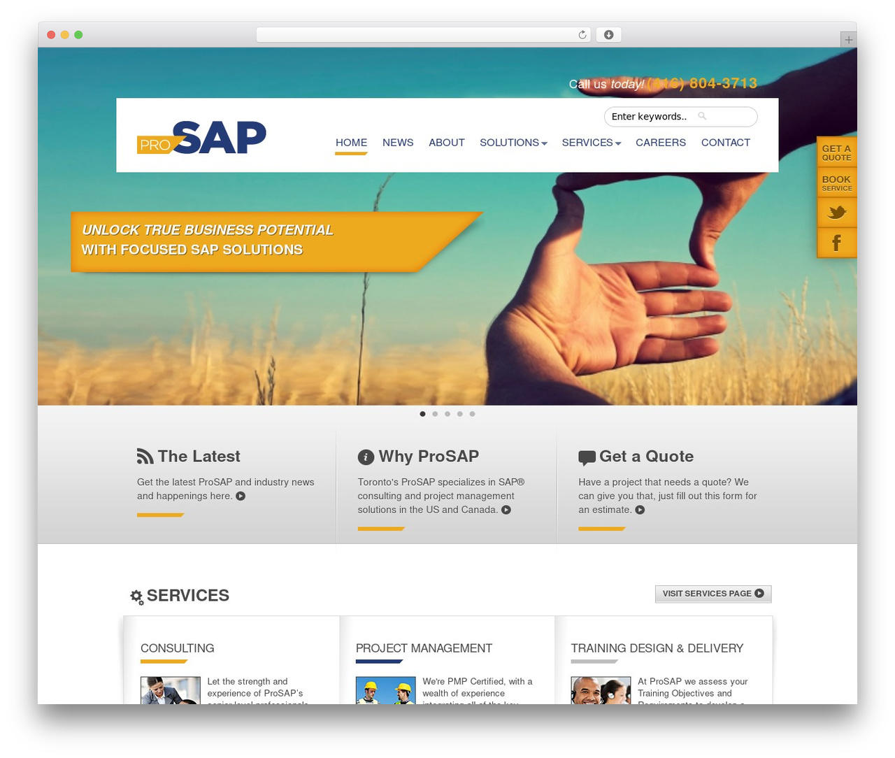 Theme Name WordPress theme - prosap.ca