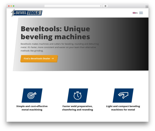 Theme WordPress Beveltools - beveltools.com/?lang=en