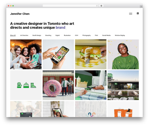 Theme WordPress Bifrost - jenniferchendesign.com