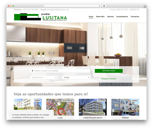 WordPress theme ImoStartPro - prediallusitana.com