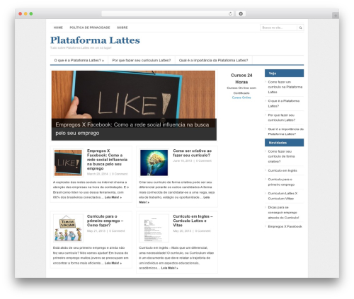 Sharebar (sharebar) free WordPress plugin - plataformalattes.com.br