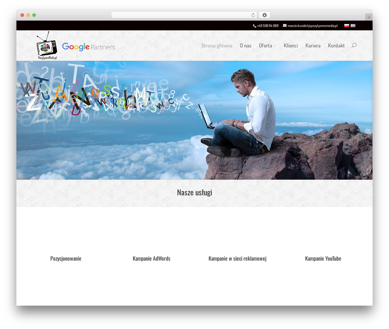 WordPress theme Divi - pozytywnemedia.pl