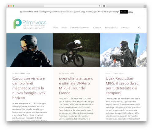 Bindery WordPress theme - primavess.com