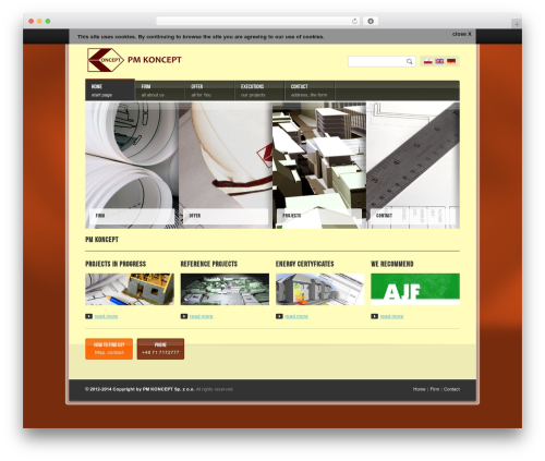 Corporate Wordpress Theme WordPress website theme - pmkoncept.pl