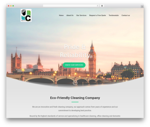 Divi theme WordPress - jcservicesuk.com