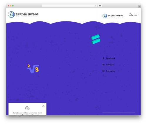 Facultic WordPress theme - thestudygremlins.com