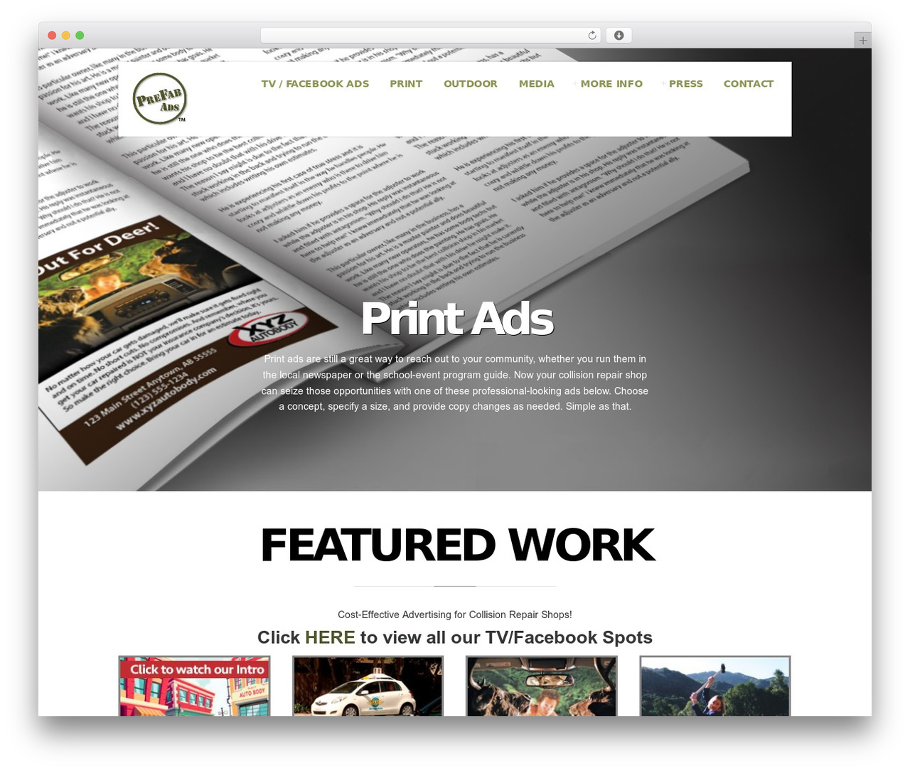 Inside Theme WordPress theme - prefabads.com Inside Theme WordPress theme - prefabads.com