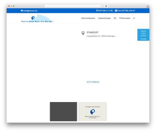 kassis WordPress theme - kassis.de