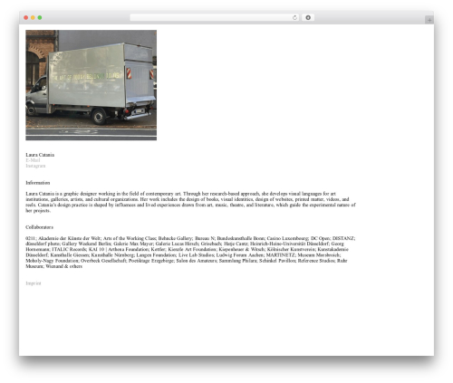 Laytheme imagehover WordPress plugin - lauracatania.de