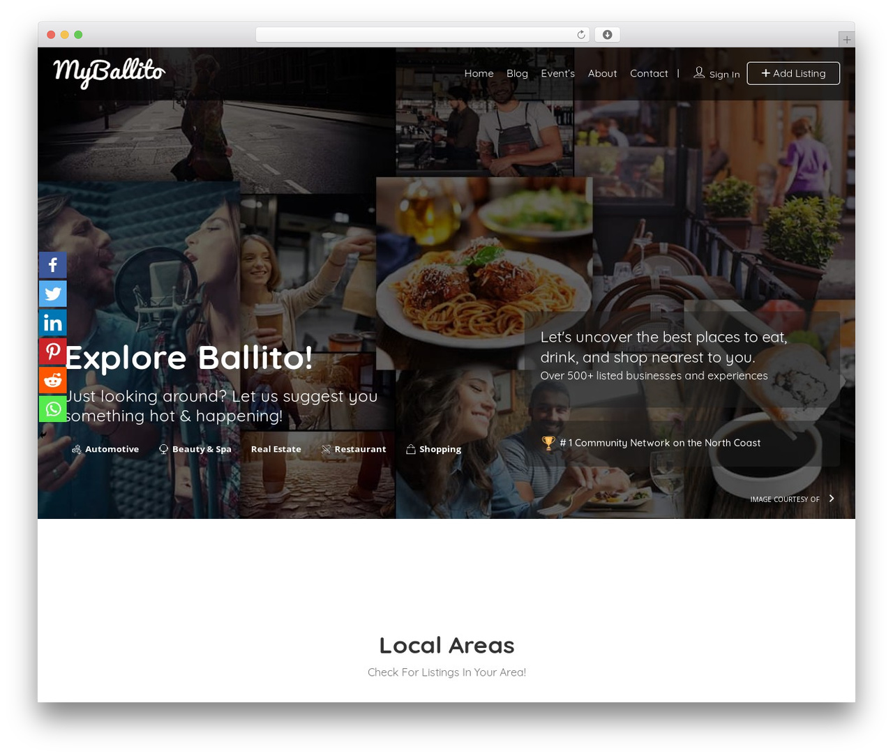 Listingpro theme WordPress - myballito.co.za